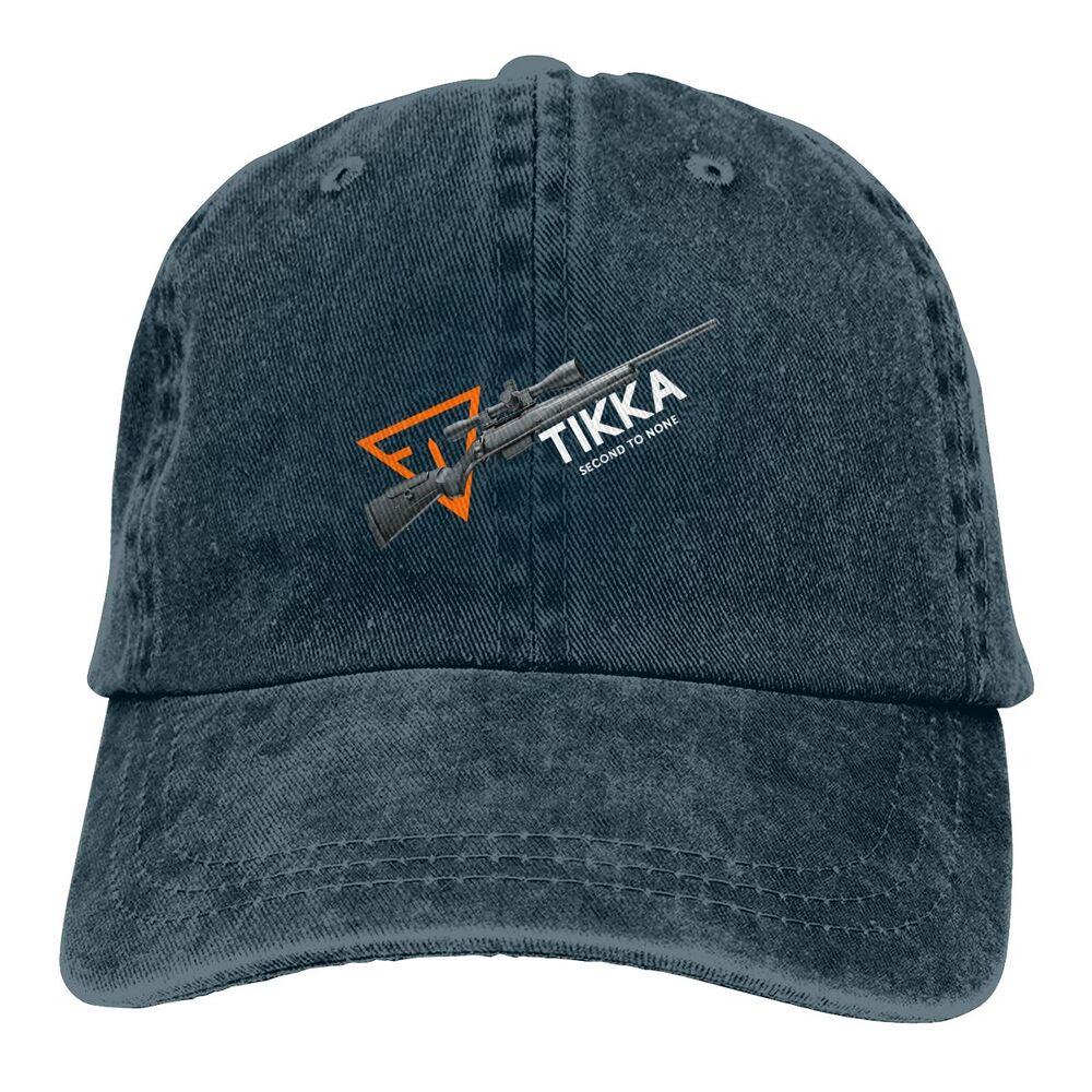 LorlaHome Tikka T3 Tac Bolt Action Sniper Rifle Vuurwapens Gewassen Denim Baseball Cap Trucker Hats Cadeau All-Match Adjustable