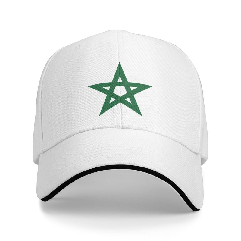 Alice cap Aangepaste Marokko vlag baseball cap voor mannen vrouwen ademend Marokkaanse trotse patriottische papa hoed sport Baseball Cap
