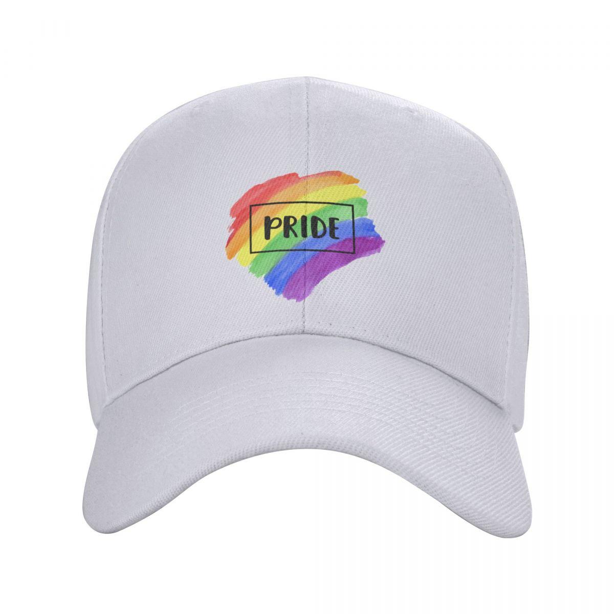 91460000MABYK9JE7A Mode Regenboog LGBT Pride Baseball Cap Vrouwen Unisex Ademend Homo Lesbische Vader Hoed Zomer Hoeden Outdoor Snapback Caps Adjustable Cap