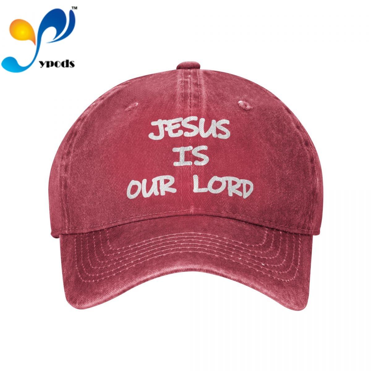 91420583MAC2W16L8R Jezus is onze Heer Unisex Baseball Cap Unisex Dames Snapback Hoed Papa Hoed Zomerzonnepet voor Unisex en Dameshoeden One Size