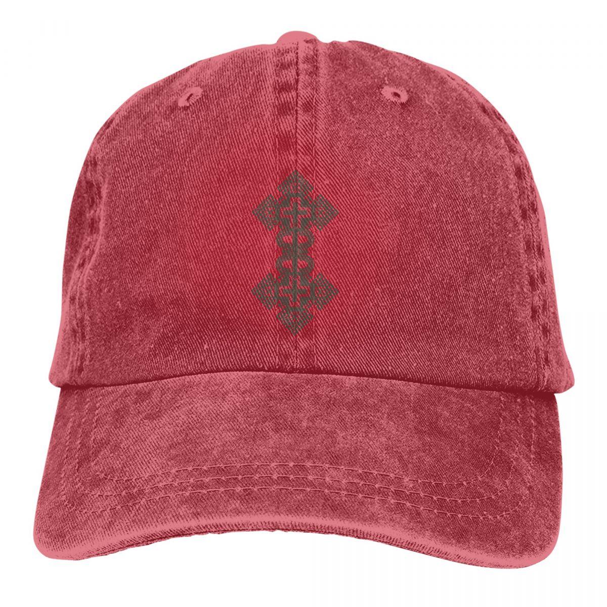 LorlaHome Orthodoxe Baseball Cap Unisex Hoeden WoUnisex Vizierbescherming Snapback Ethiopische Cross Caps One Size