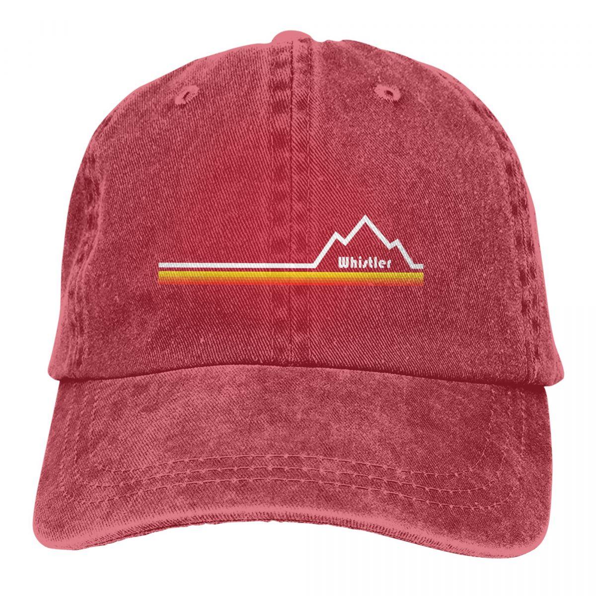 LorlaHome Whistler British Columbia Classic Baseball Cap Unisex Hoeden WoUnisex Vizier Bescherming Snapback Cross-Country Cross Country Caps One Size