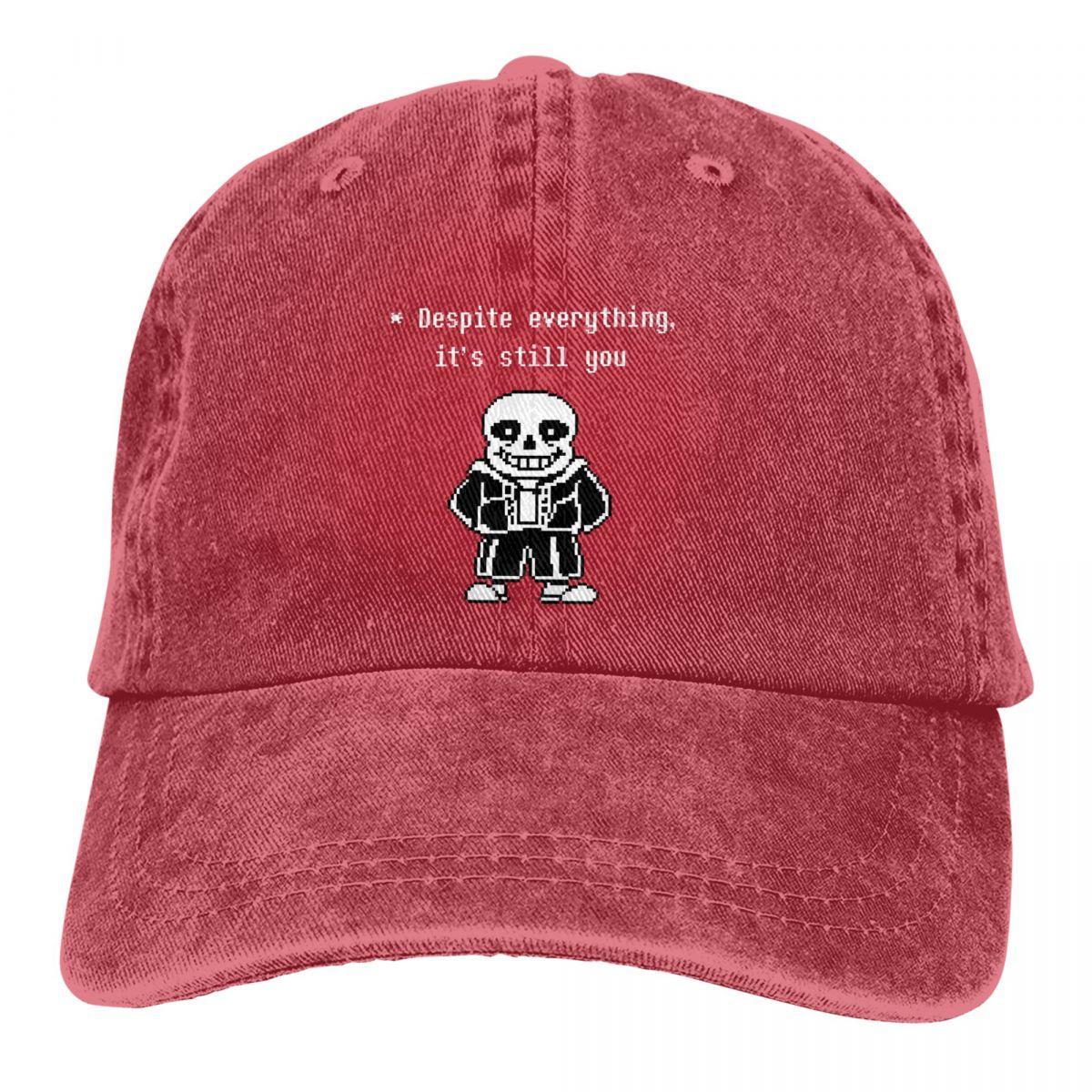 LorlaHome Mijn favoriete mensen Asgore Undertale Lucky Gift Baseball Caps Peaked Cap Meme Zonnescherm Hoeden voor Unisex WoUnisex One Size