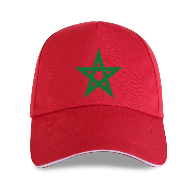 91510107MAC1P63Q47 Nieuwe Unisex 2023 Fashion Gedrukt Baseball cap Puur Katoen Unisex Marokko Vlag Vintage Stijl Retro Marokkaans Cadeau Idee