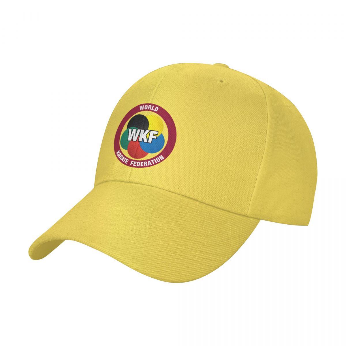 91510107MAC1P63Q47 Wkf Karate World League Nieuwe Gewassen Denim Baseball Cap Voor Unisex Vrouwen Trucker Hats Verstelbare Snapback Hip Hop Caps One Size