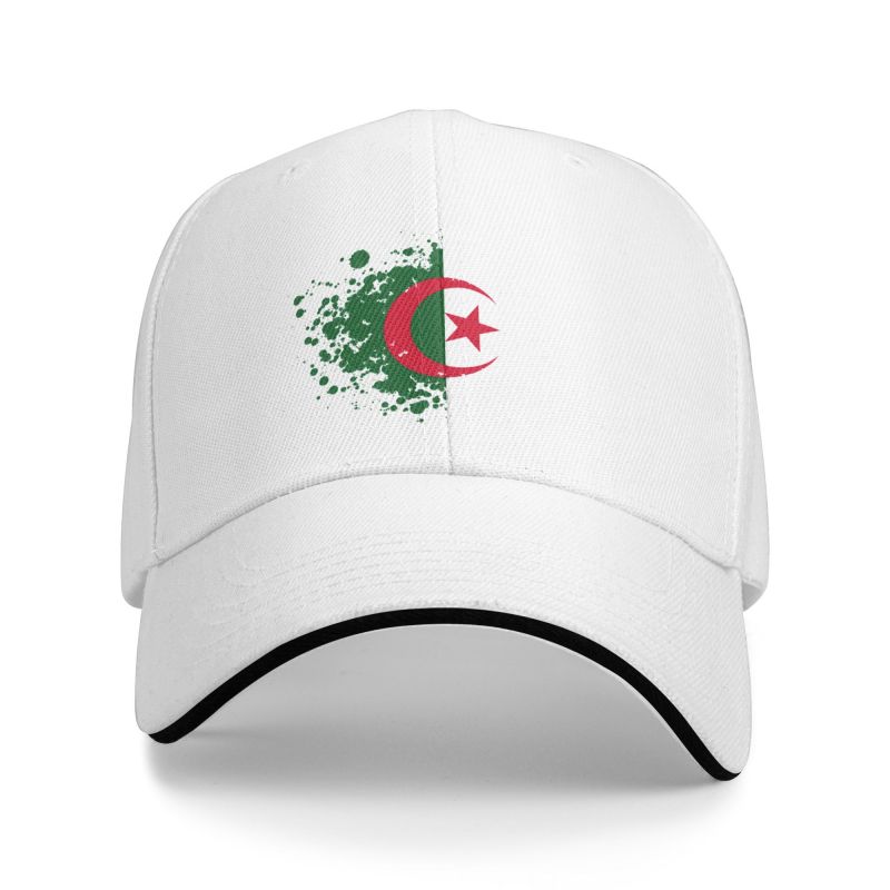 91530102MAC2AA7079 Punk Algerije motorfiets baseball cap unisex vrouwen ademend Algerijnse patriottische papa hoed sport Baseball Cap