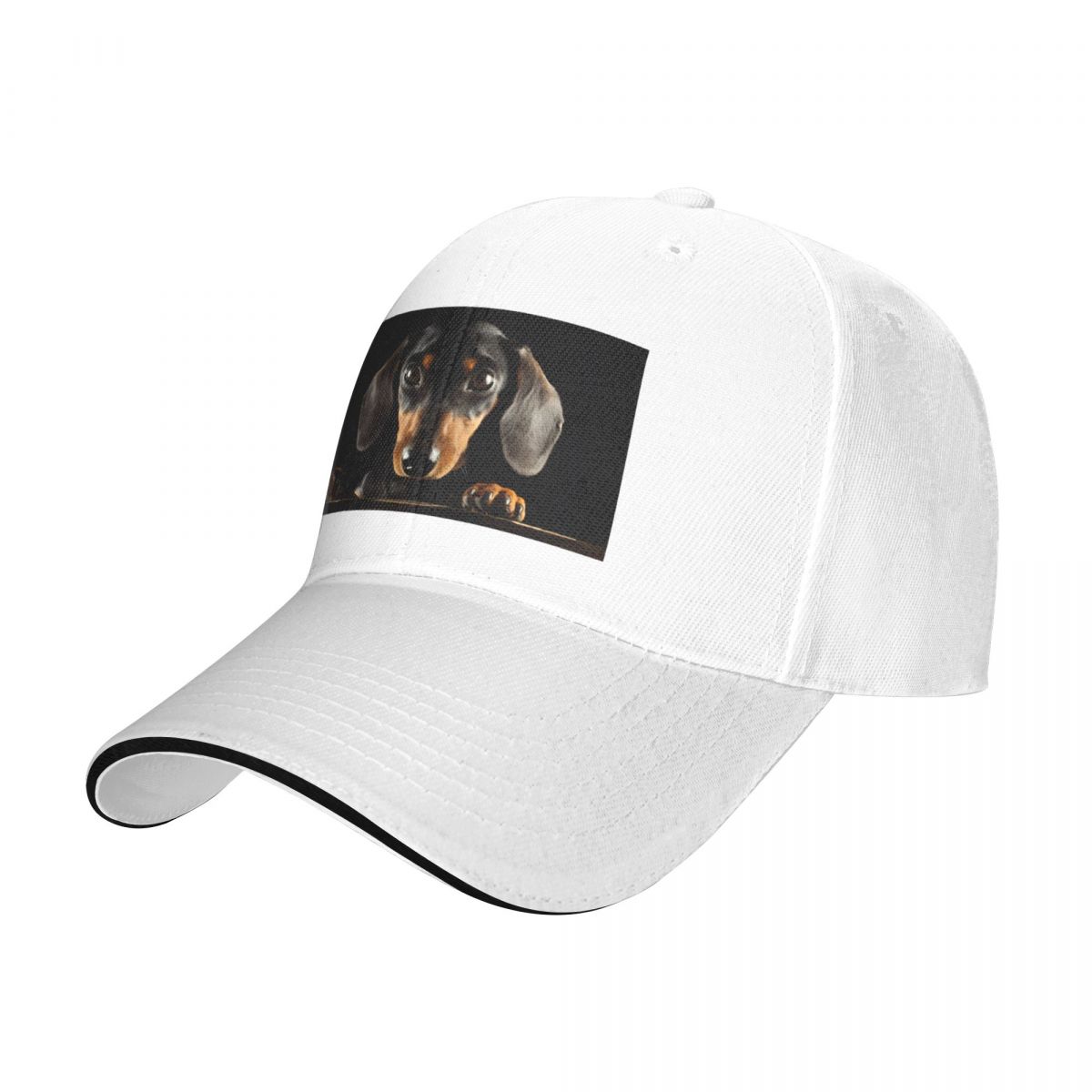 91460000MABYK9JE7A Teckel Hond Foto Strand Zonnescherm Baseball Caps Aantal:1 One Size