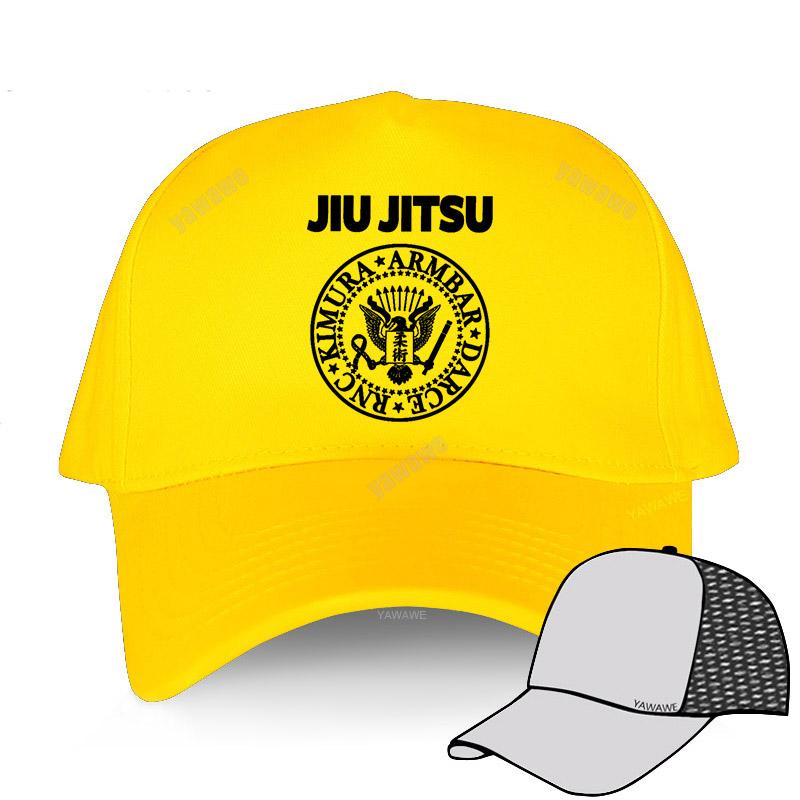 91440118MAC4M03W3Q Verstelbare Caps vrouwelijke volwassen hoed Nieuwigheid JIU JITSU logo print baseball cap Braziliaanse Jiu-Jitsu andise Gift Unisex katoenen hoeden Adjustable