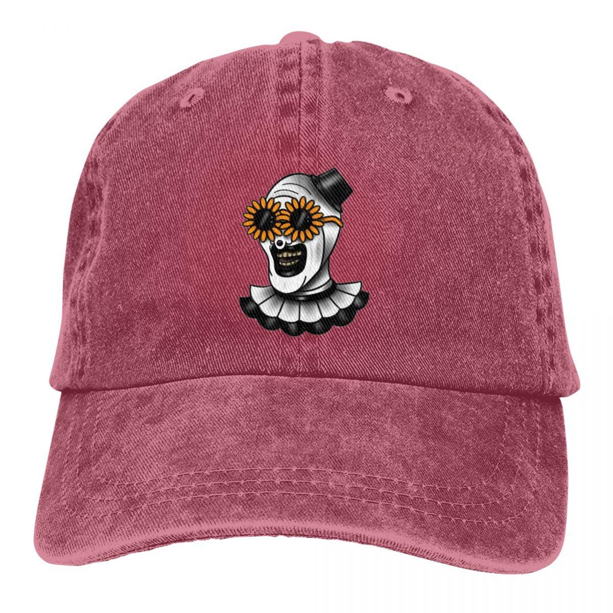 Kiki Cap Terriifier Clown Horrorfilm Enge Merchandise Unisex Stijl Baseball Cap Verontruste Katoenen Caps Hoed Vintage Workouts Hoofddeksels One Size