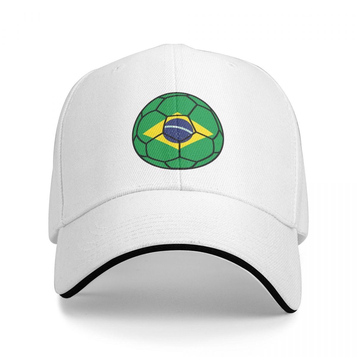LorlaHome Brazilië voetbal vlag baseball cap nieuw in hoed UV-bescherming zonne-hoed snapback cap hoed voor unisex dames