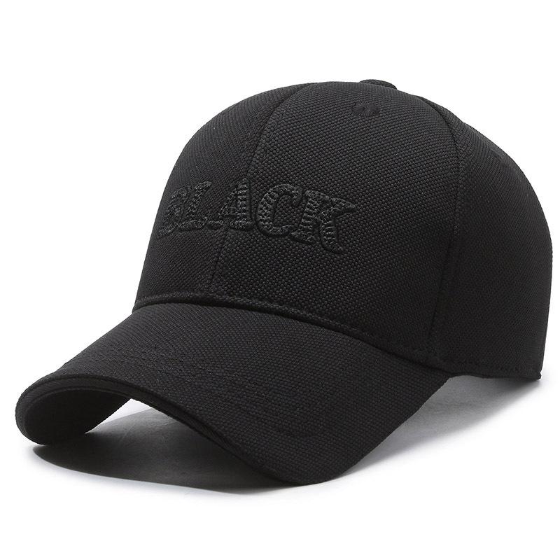 Fashion human Hoed heren ananas doek lente nieuwe hardtop driedimensionaal borduurwerk letters baseball cap geheel zwarte eend tongkap vrouwelijk