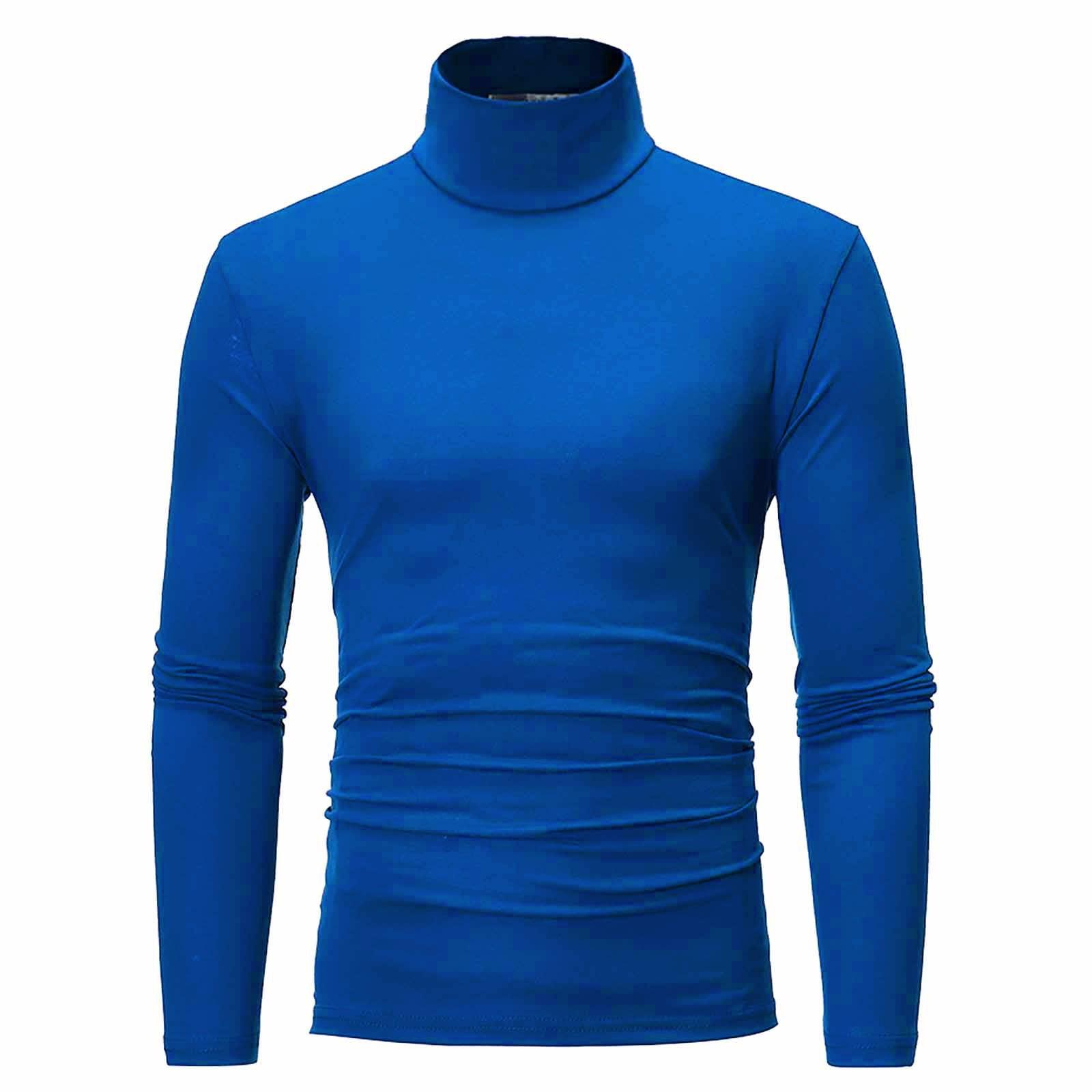 DONOTTAG Heren herfst winter coltrui lange mouw slanke trui trui blouse top XL Vloot