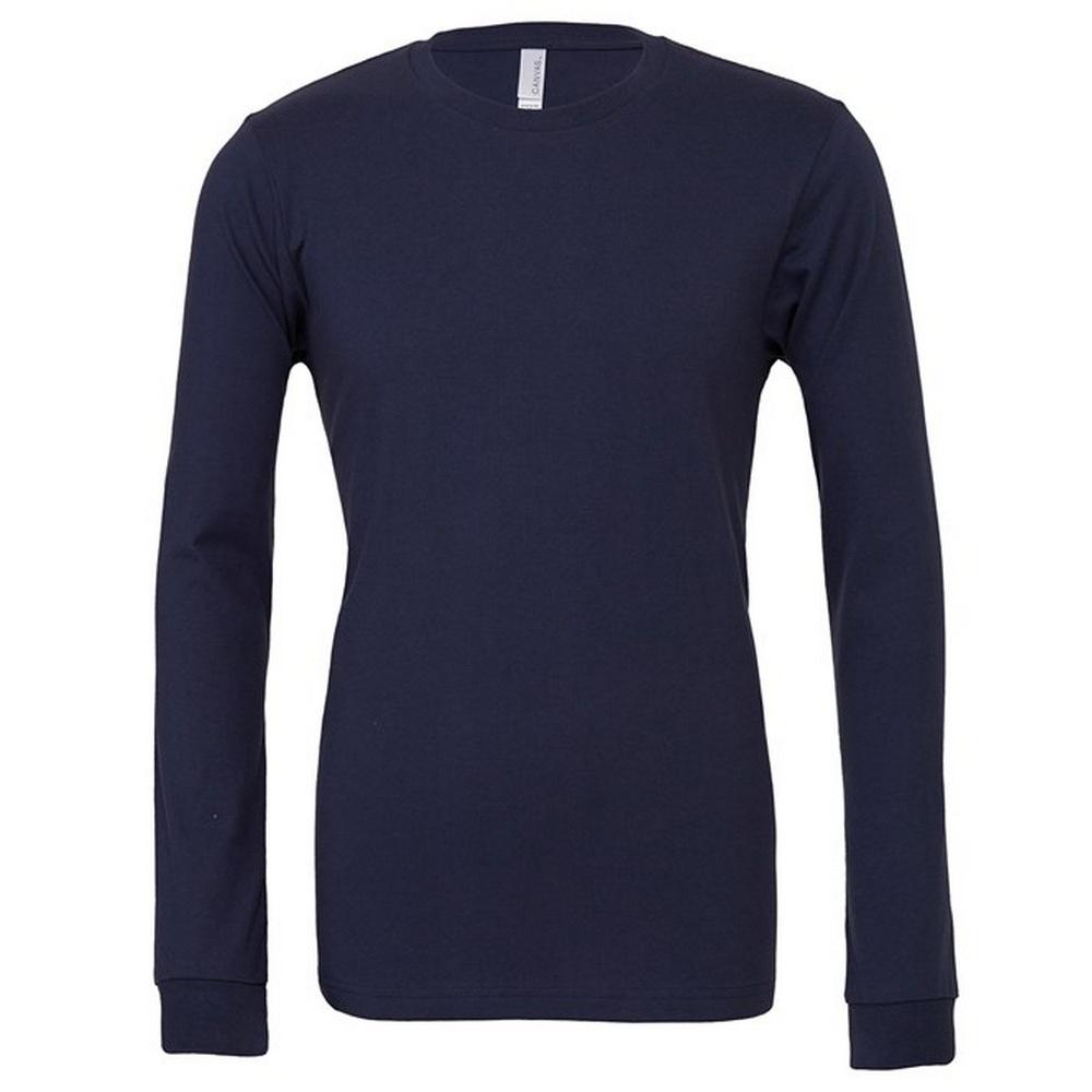 Bella + Canvas unisex volwassen jersey T-shirt met lange mouwen XL Vloot