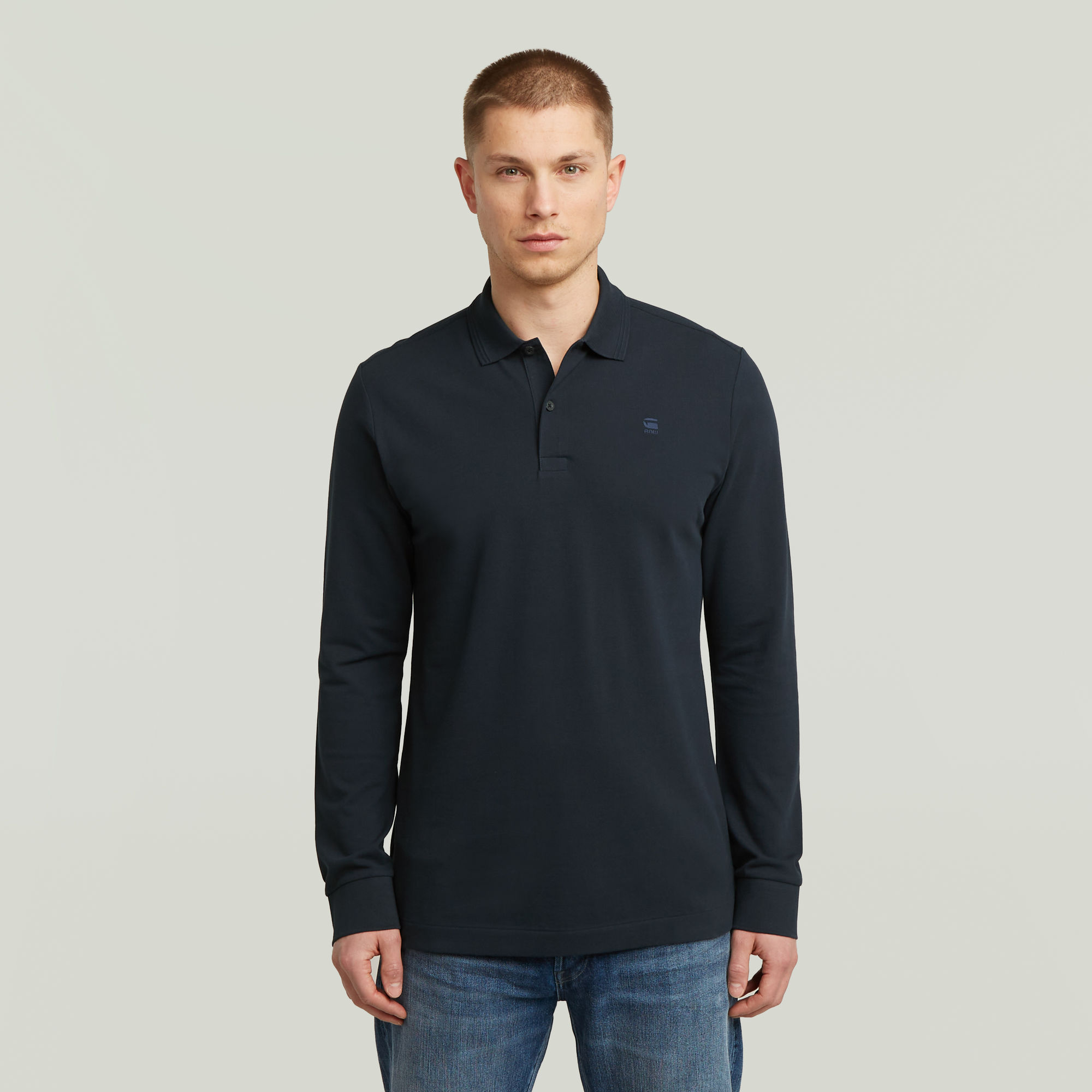 G-Star RAW Dunda Slim Polo - Donkerblauw - Heren