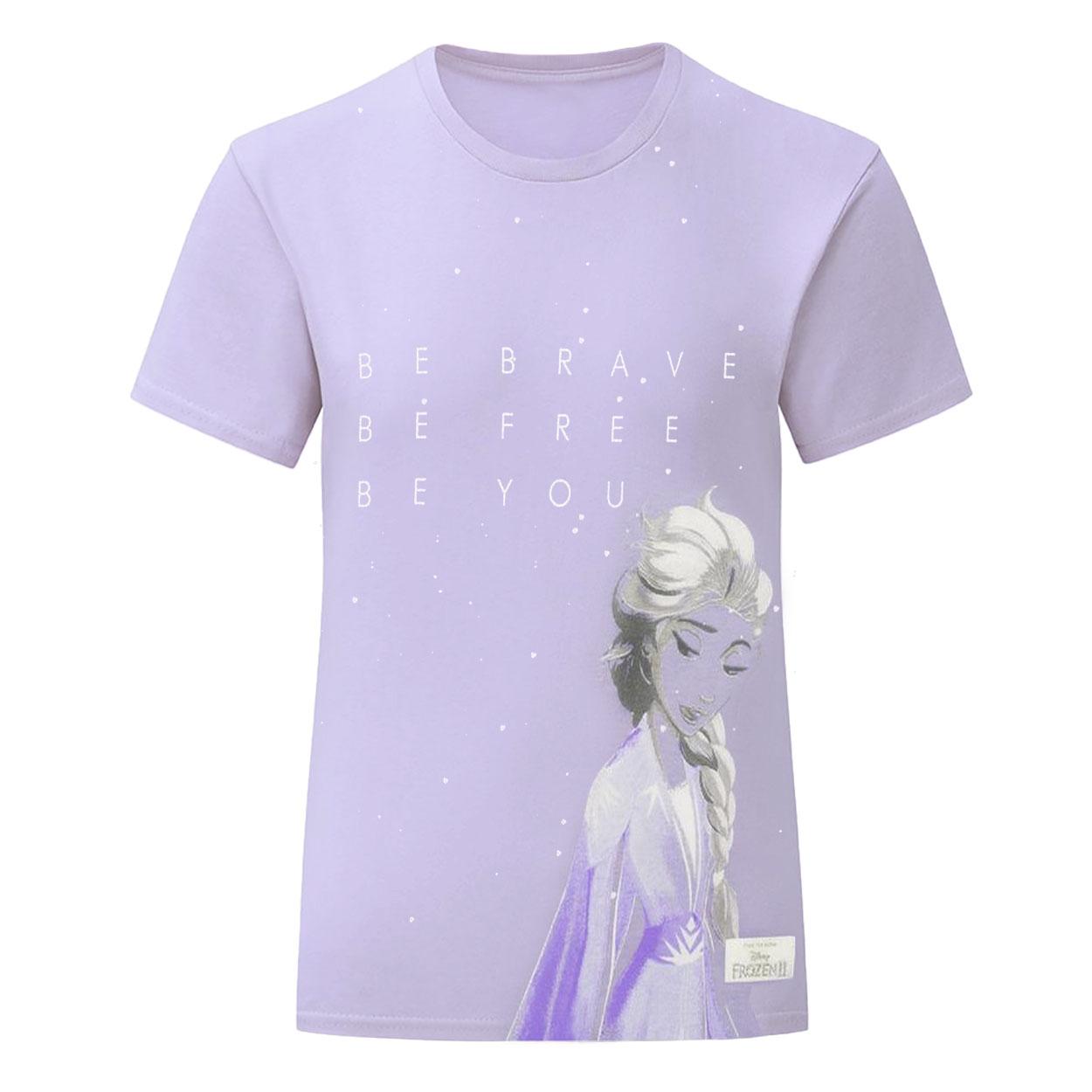 Frozen II Elsa T-shirt voor meisjes 5-6 Years lila