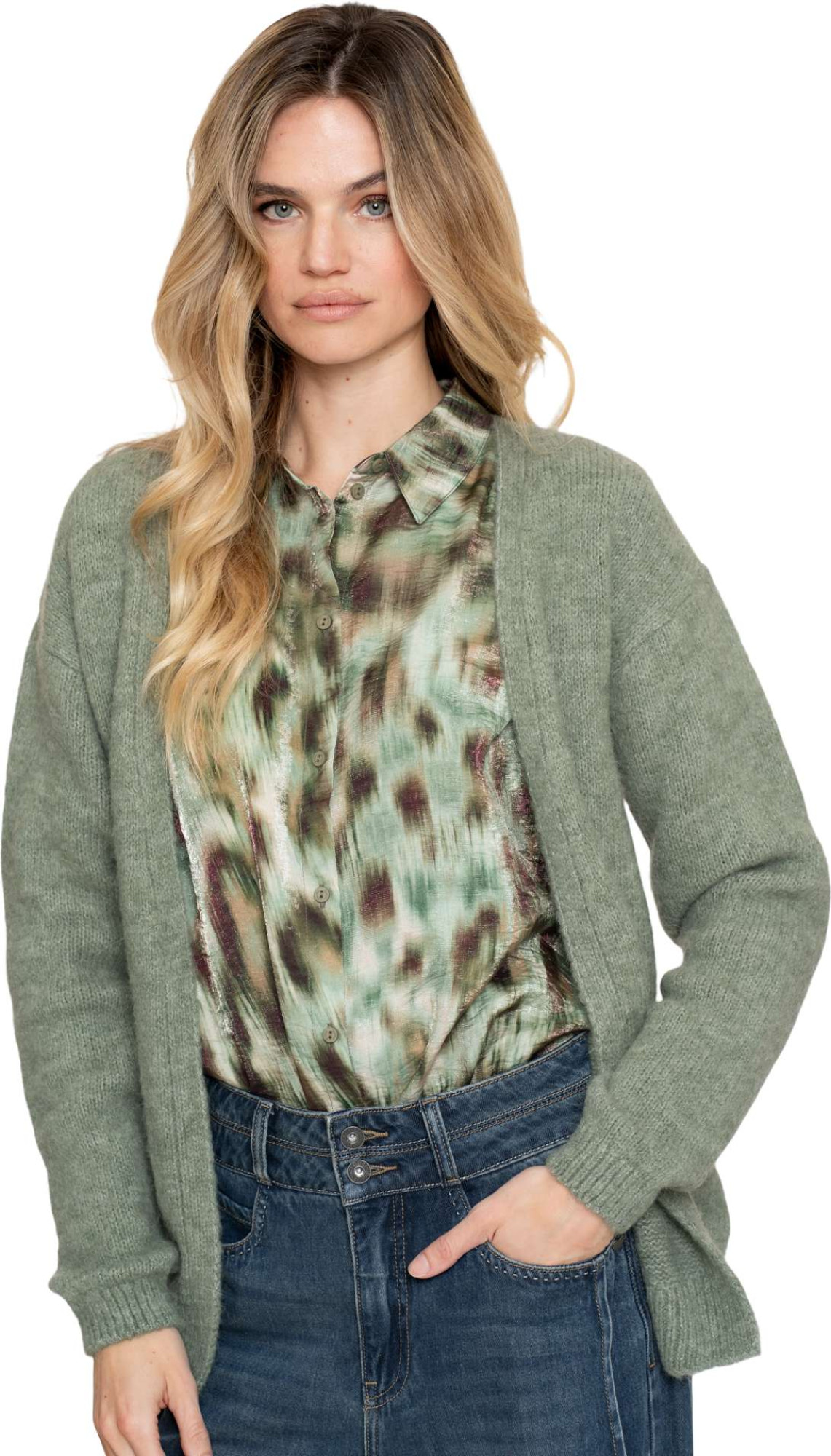 Geisha Vest soft green