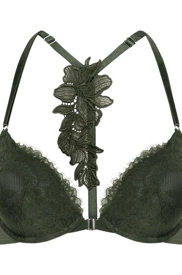 Hunkemöller Voorgevormde push-up beugel bh Amara Groen