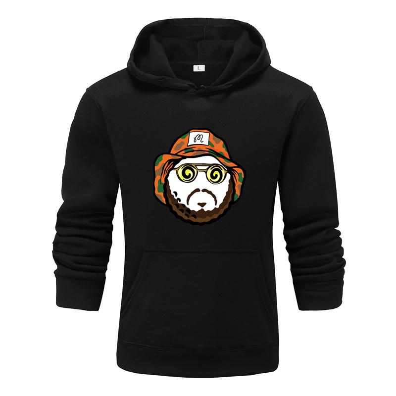 Nomi Nieuwe lente, herfst, winter Designer Printing Kleding Heren Hoodie Hip Hop Sweatshirts Oversized Pullover Hoodie Koppels Truien S zwart