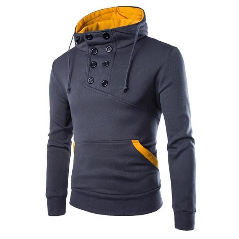 King Billion Herfst Nieuwe Heren Hoodies Sweatshirts Rits Hoodie Heren Sweatshirt Effen Kleur Man Hoody Sweatshirts Voor Mannen XXL donkergrijze kleur