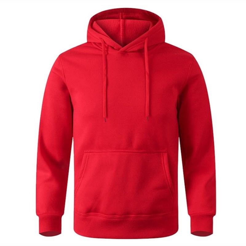 VVGUOWEI Heren casual hoodies fleece hiphop effen sweatshirt heren sportkleding kleding sweatshirt herenkleding S