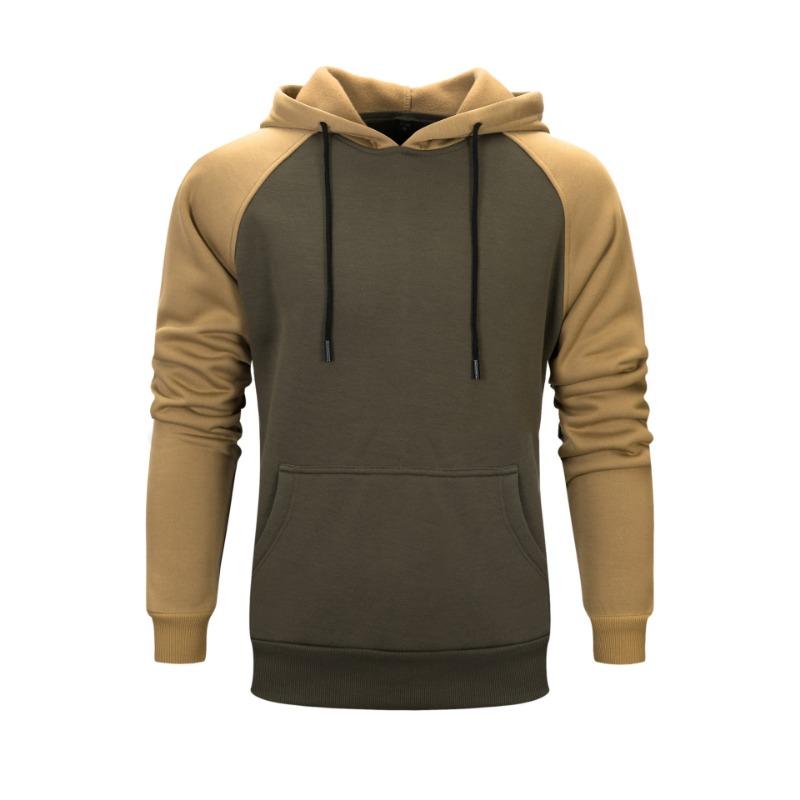 HerSight Heren Hoodie Herfst Winter Warm Mode Casual Hoodie Pullover Capuchon Fleece Koppel Hoodie 3XL groen