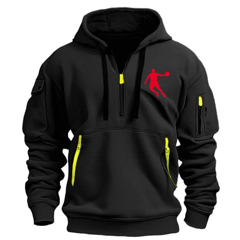 Nexus Athleisure 2024 Nieuwe Heren Hoodie Kwart Rits Hoodies Zak Sport & Outdoor Streetwear Cool Casual Lente Herfst Kleding Hoodies Sweatshirts XXXL