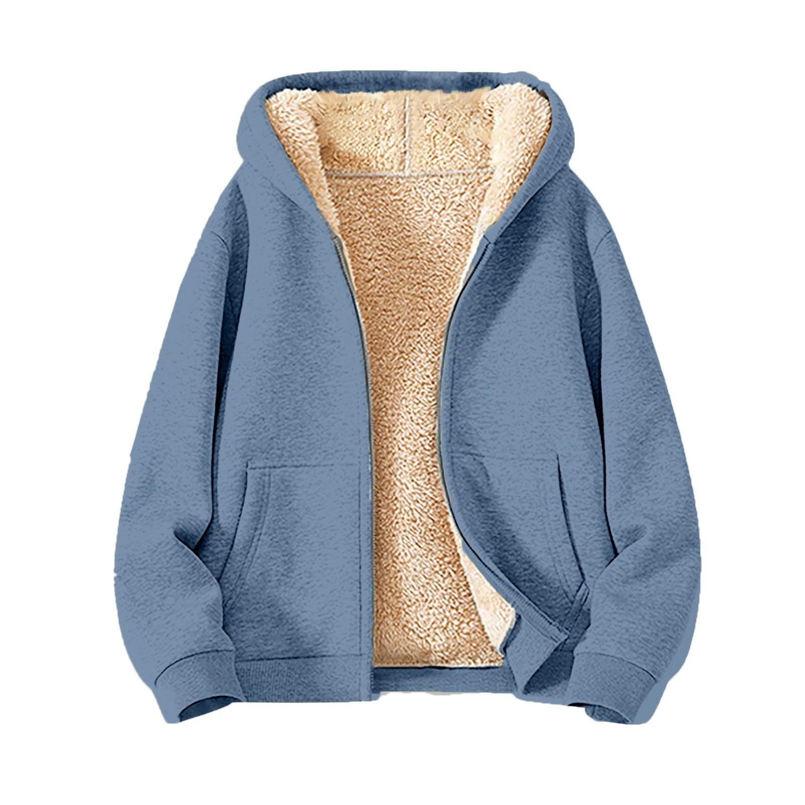JOHO - CarGear Herenjas Zware en Fleece Dikke Heren Hoodie Cardigan XXXXXL