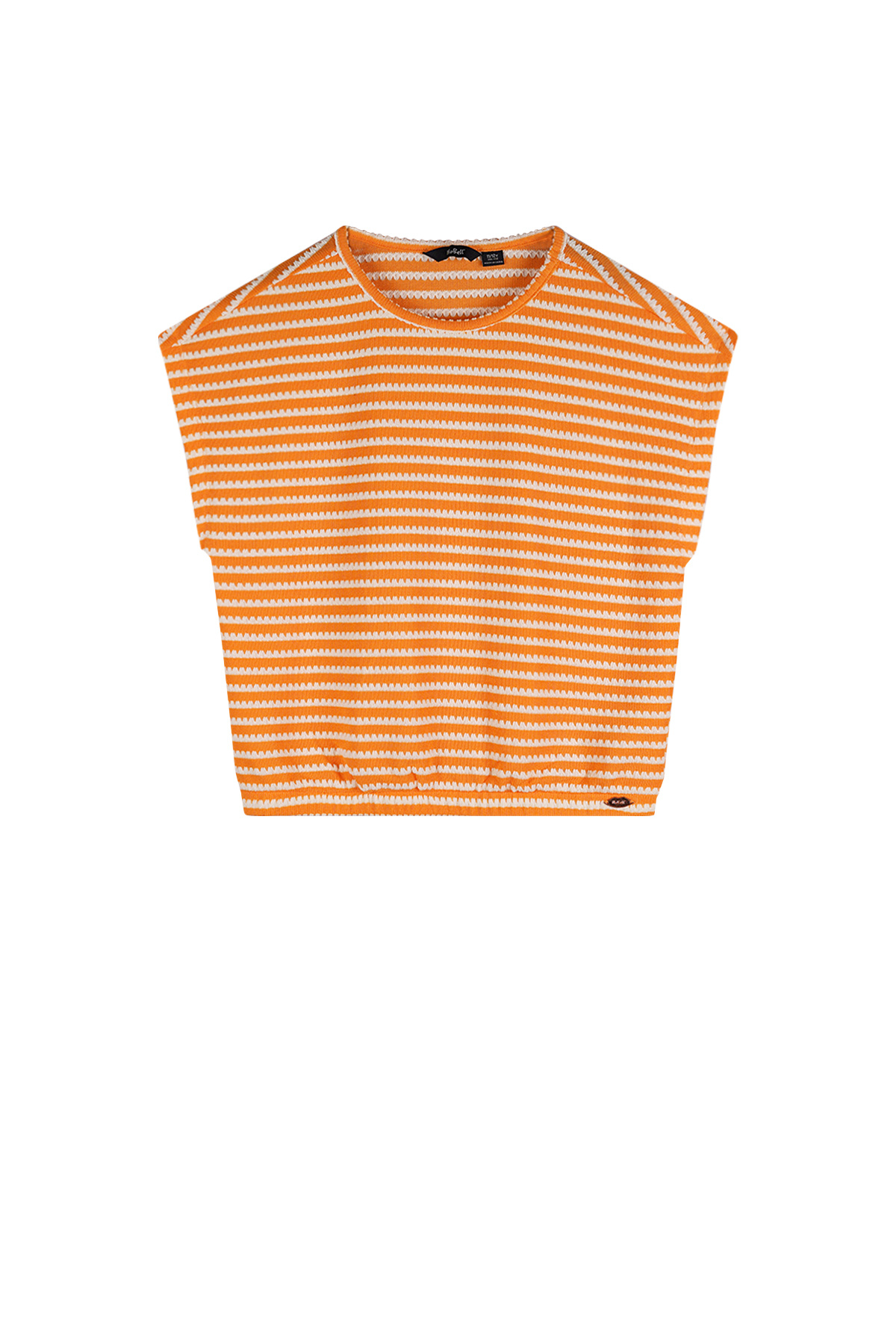NoBell zomer top meisjes - melon - jersey, fancy streep - Kawai