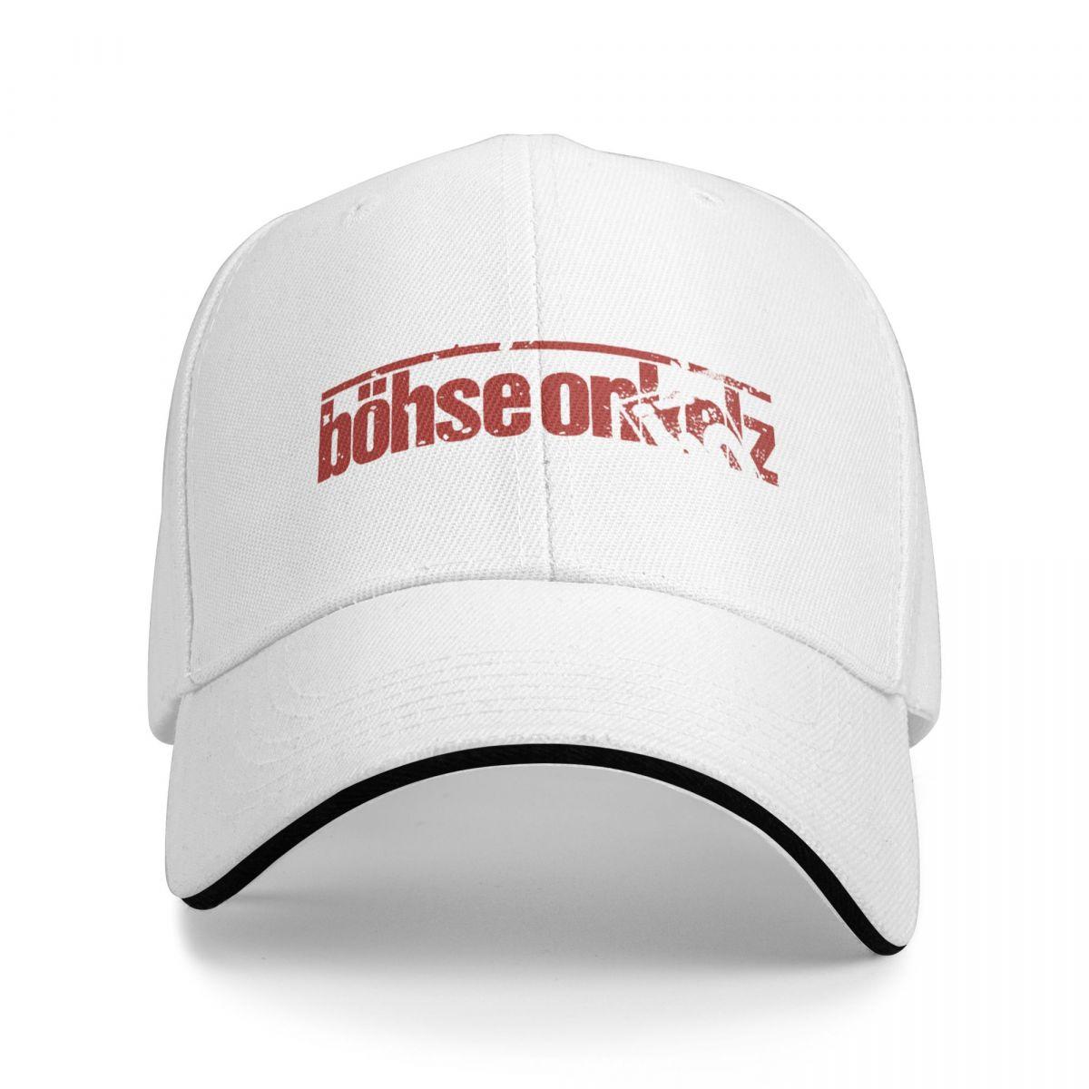 91421224MABNCF2A91 B℃hse Onkelz Heilige Lieder Baseball Cap Bobble Hat Kersthoeden Hoed Luxe Merk Hoed Meisje Heren wit