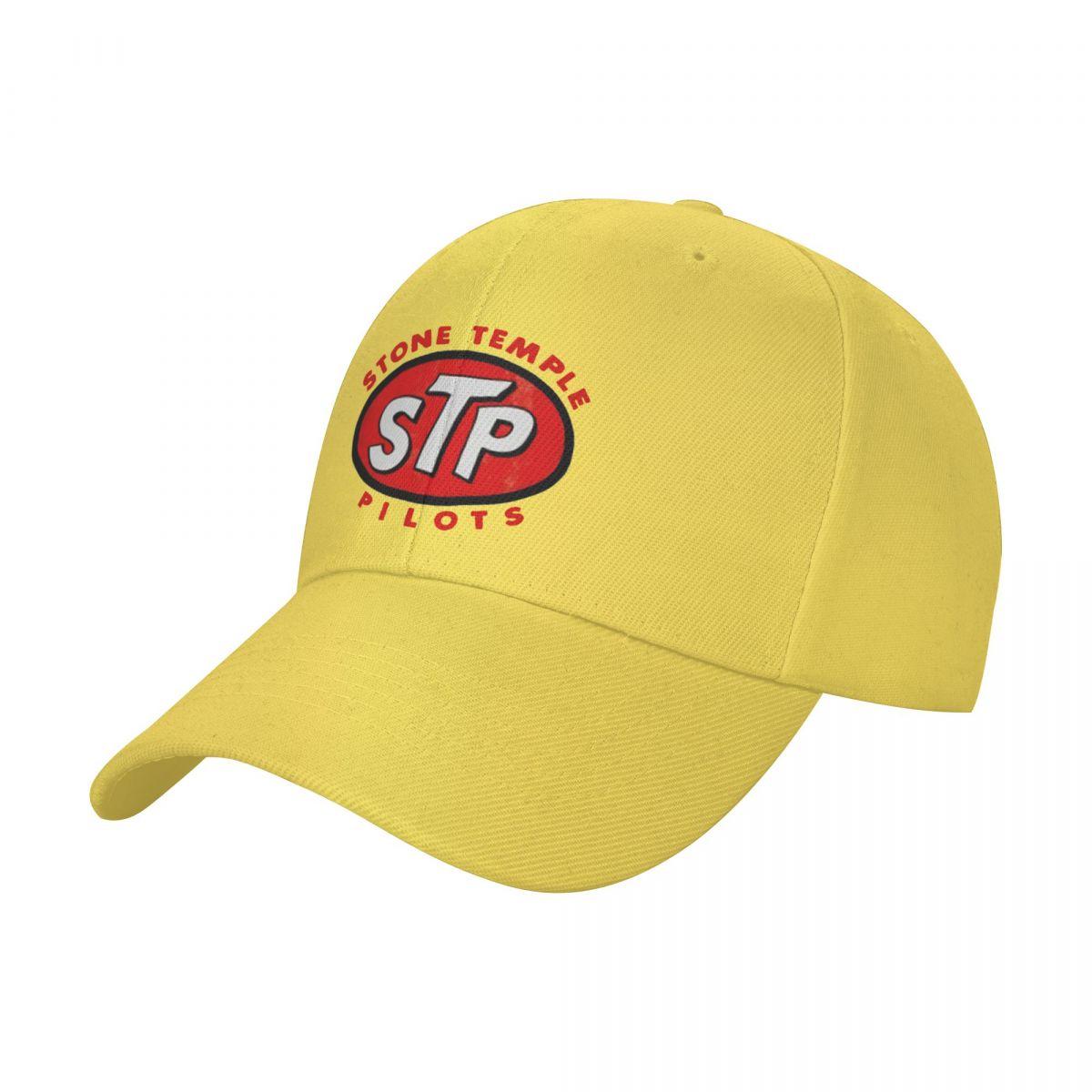 91510107MAC1P63Q47 Stone Temple Pilots Stp Band Unisex en Dames Mode Baseball Caps Casual Snap Caps Zomer Zonneklep Hoeden Pet Verstelbaar One Size