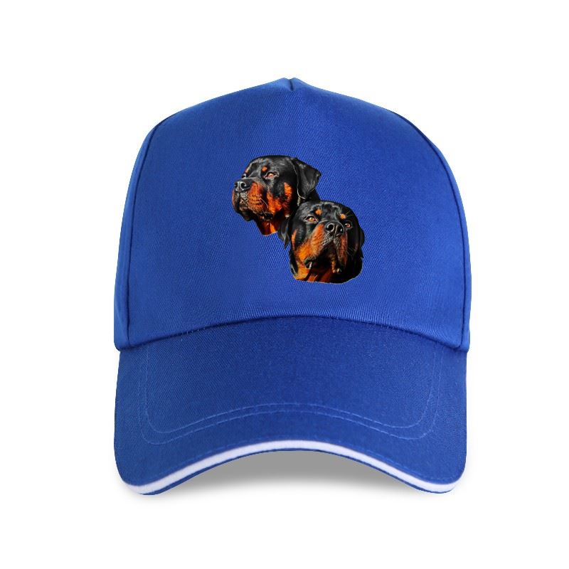 RetroZ nieuwe pet hoed Rottweiler Hond Rotti Baseball Cap Unisex Grappig Unisex Katoen Hip Hop Streetwear Harajuku