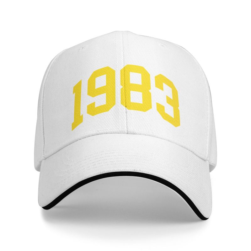 91530102MAC2AA7079 Mode Unisex Geboren in 1983 Verjaardag Baseball Cap Volwassen Verstelbare Papa Hoed Dames Unisex Sport Baseball Cap