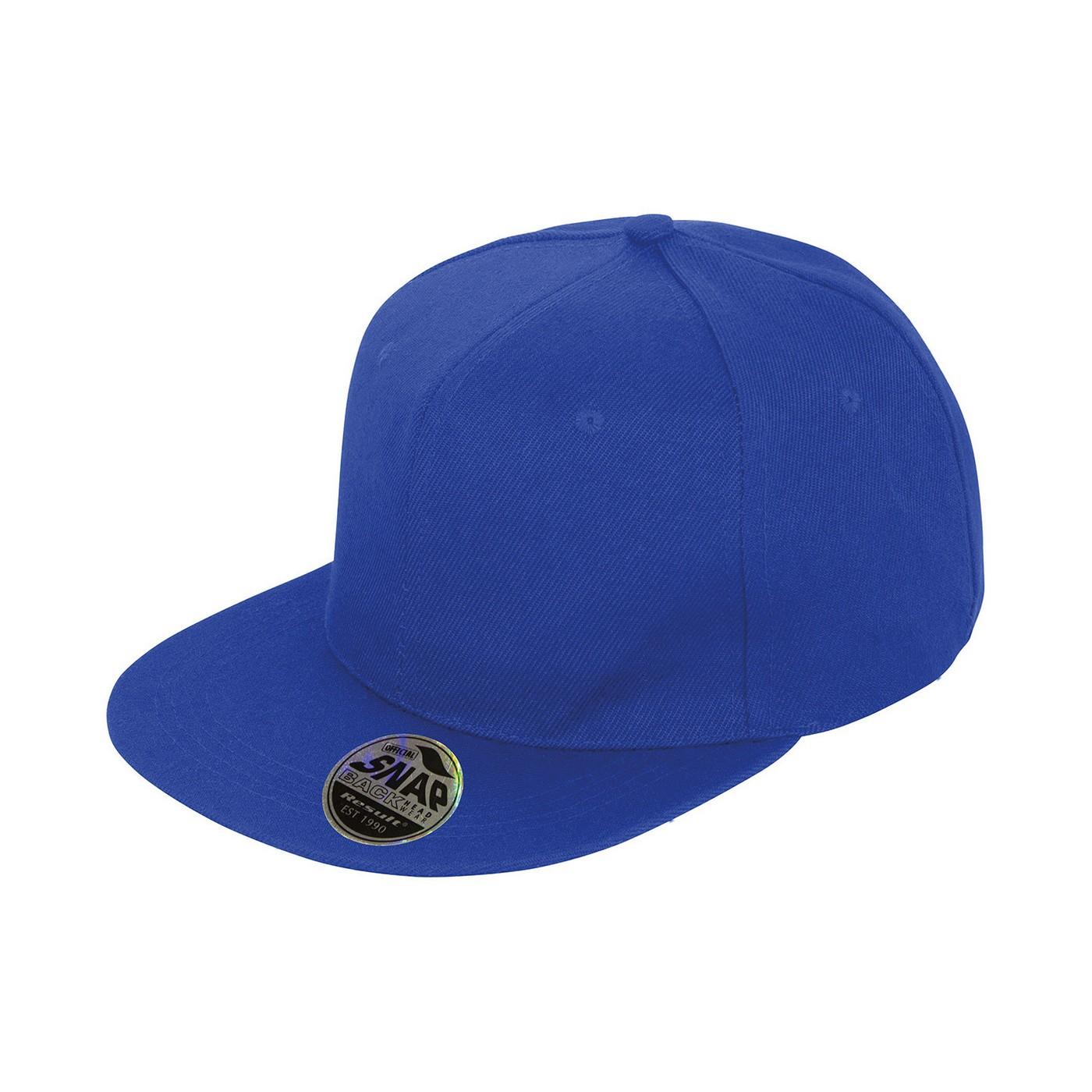 Result Headwear Resultaat Hoofddeksels Unisex Volwassen Originele Bronx Snapback Cap One Size saffierblauwe kleur