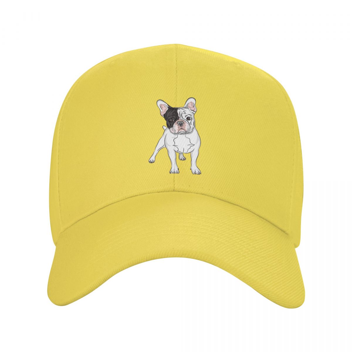 Kiki Cap Mode Franse Bulldog Baseball Cap Dames Unisex Op maat verstelbare Unisex Frenchie Hond Papa Hoed Zomer Snapback Caps Trucker Hoeden Adjustable Cap