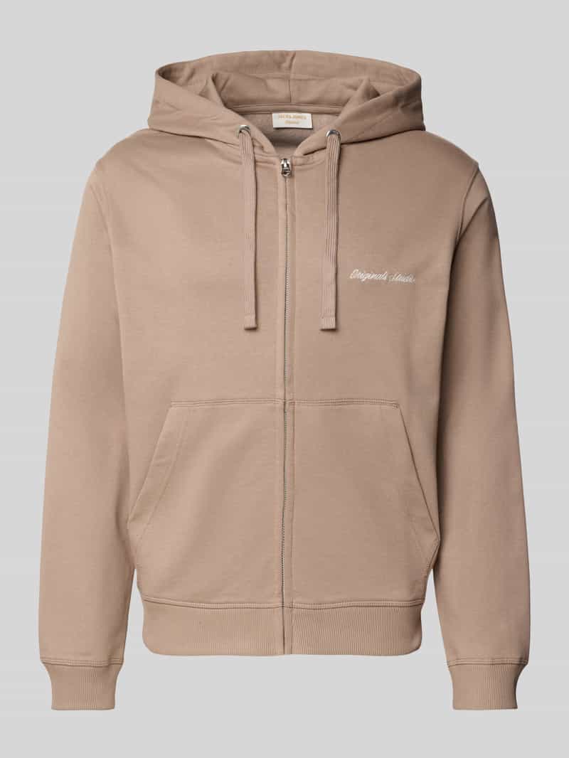 Jack & Jones Hoodie JORNORREBRO EMB SWEAT ZIP HOOD NOOS