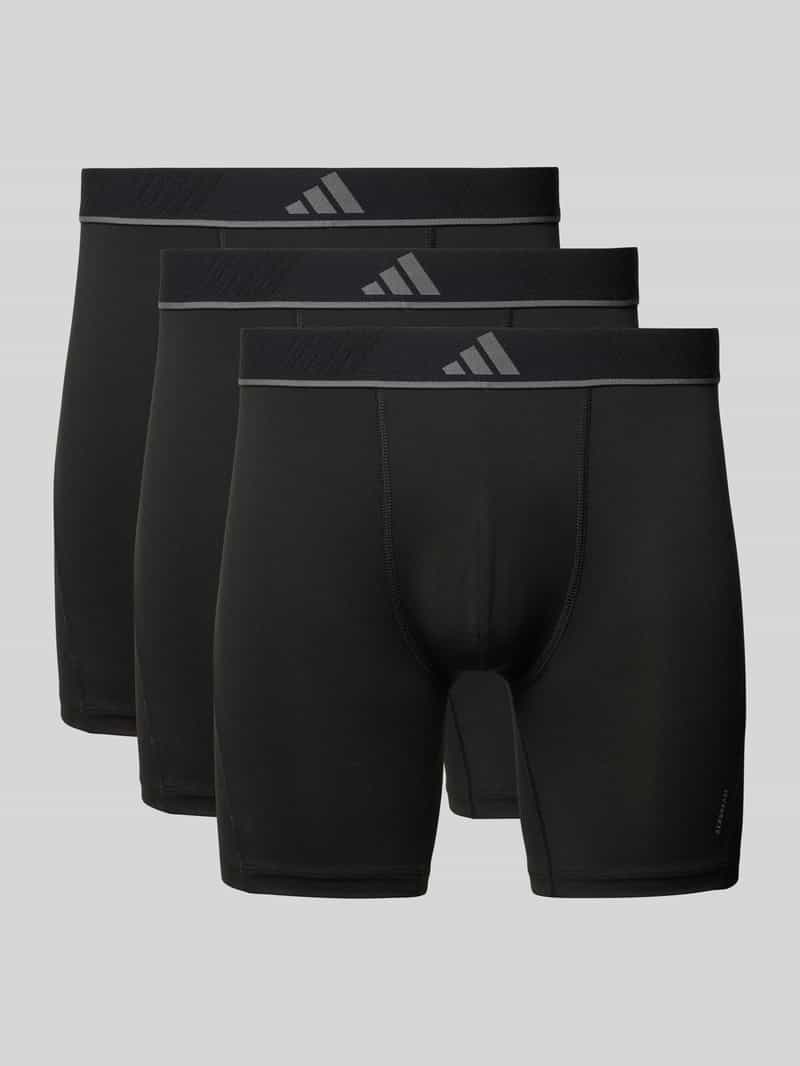 Adidas Sportswear Boxershort Active Micro Flex Met langere pijpen (Set van 3)