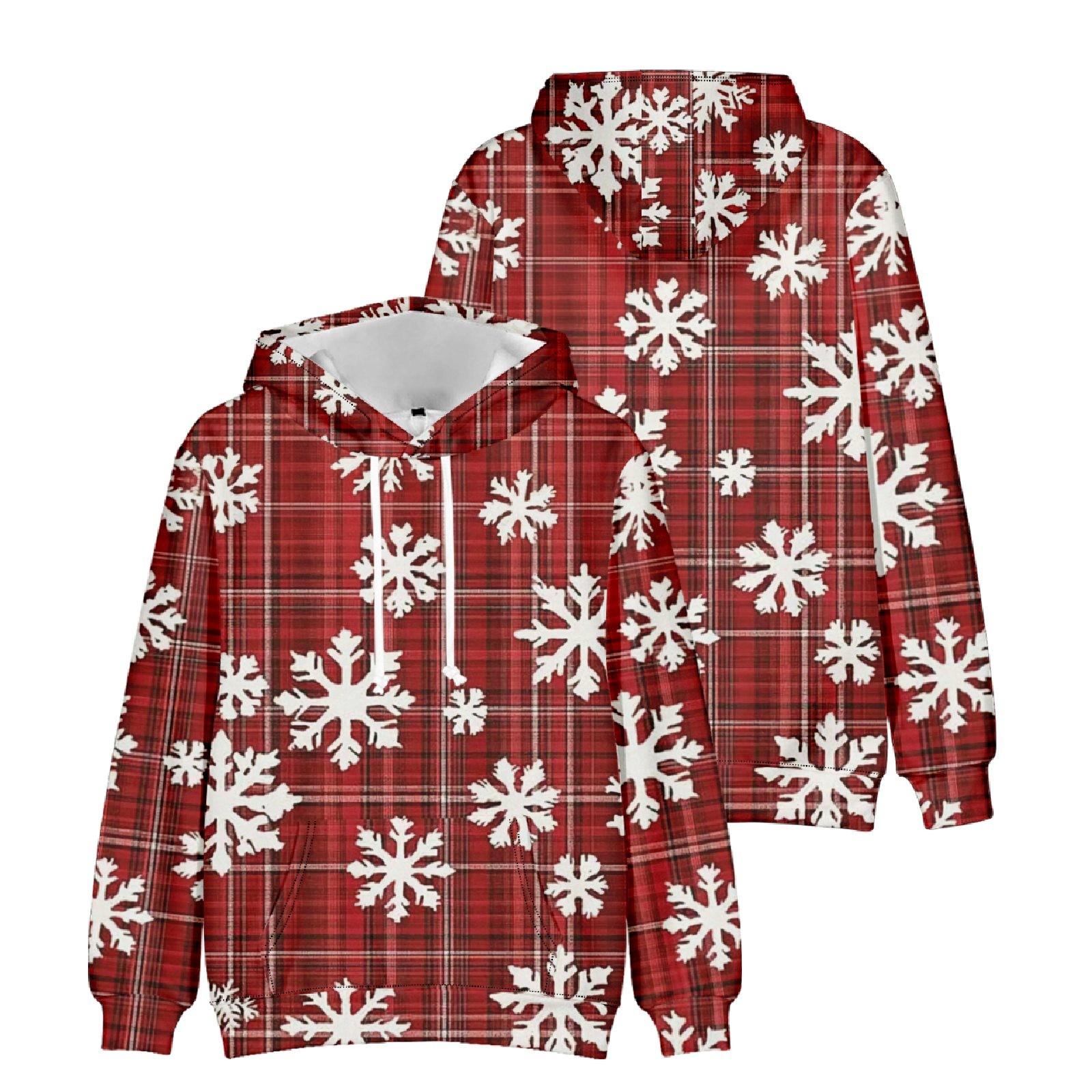 Ren Bag Los bedrukt sweatshirt met capuchon voor heren Casual mode-sportsweatshirt voor heren XL wit