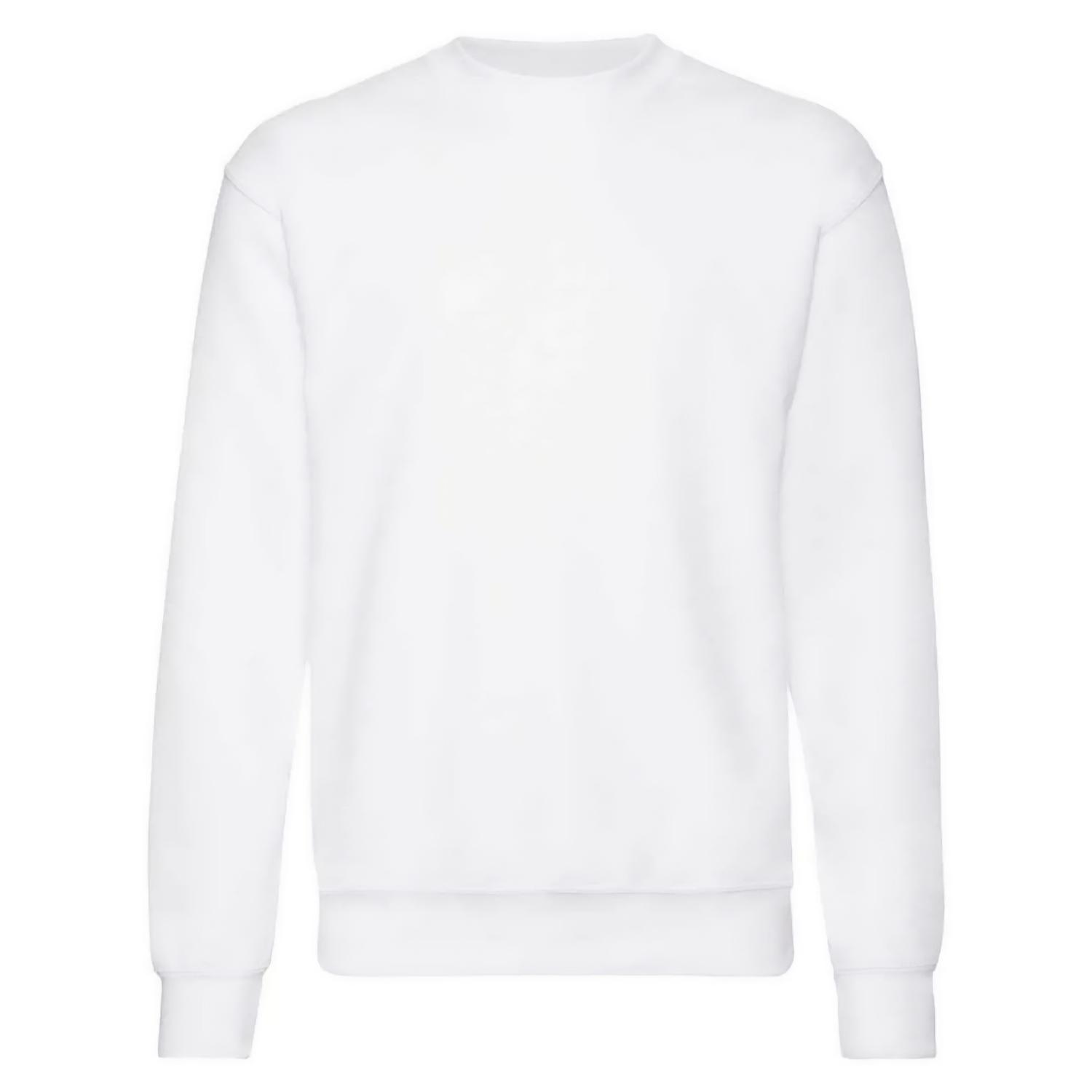 Fruit Of The Loom Unisex Adult Classic Drop Shoulder Sweatshirt S wit