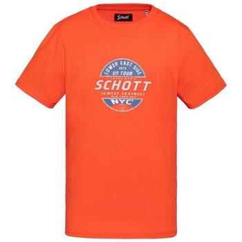 Schott T-shirt Korte Mouw  -