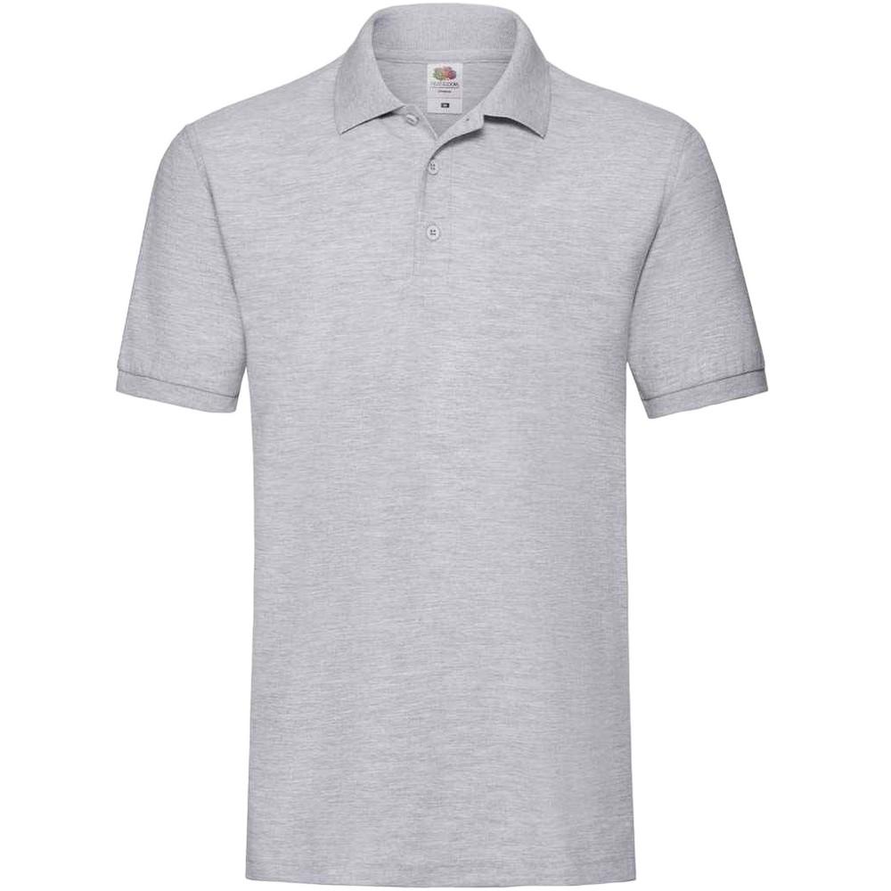 Fruit Of The Loom Premium piqué poloshirt voor heren XL lichte zeegroene kleur