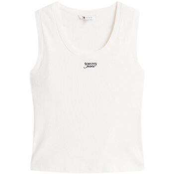 TOMMY JEANS Tanktop TJW SLIM SCRIPT RIB TANK TOP