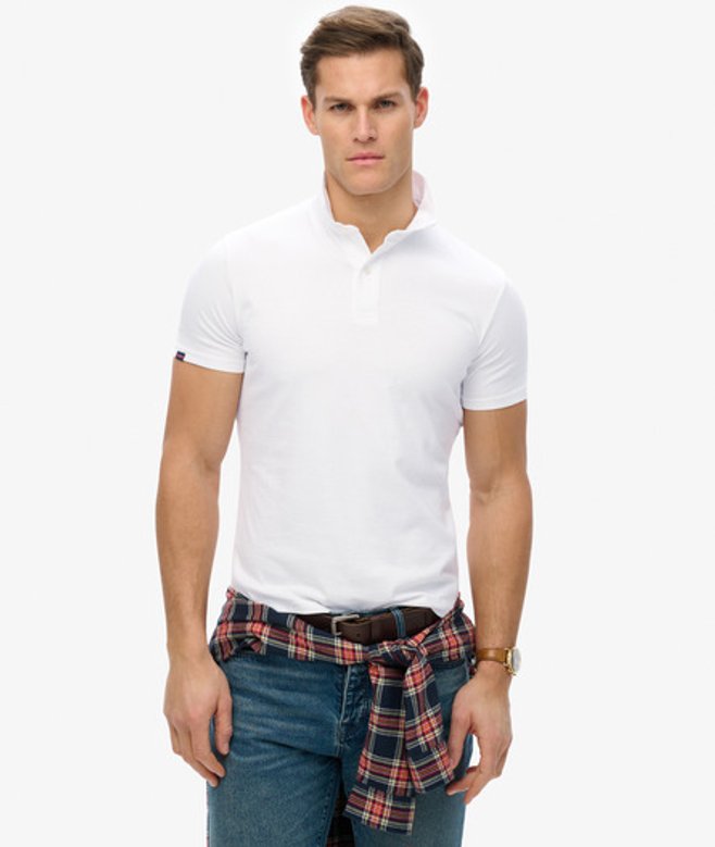 Superdry Essential Jersey Polo Wit