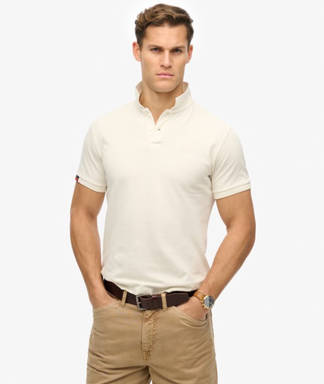 Superdry Vintage Destroy Poloshirt Wit