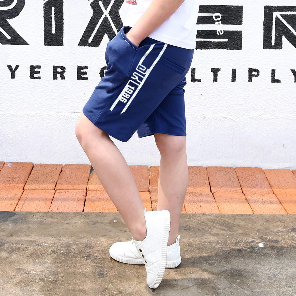VantaGoods Koreaanse katoenen sportshorts voor jongens (zomer 2023) - ademend en comfortabel voor kinderen 160 cm