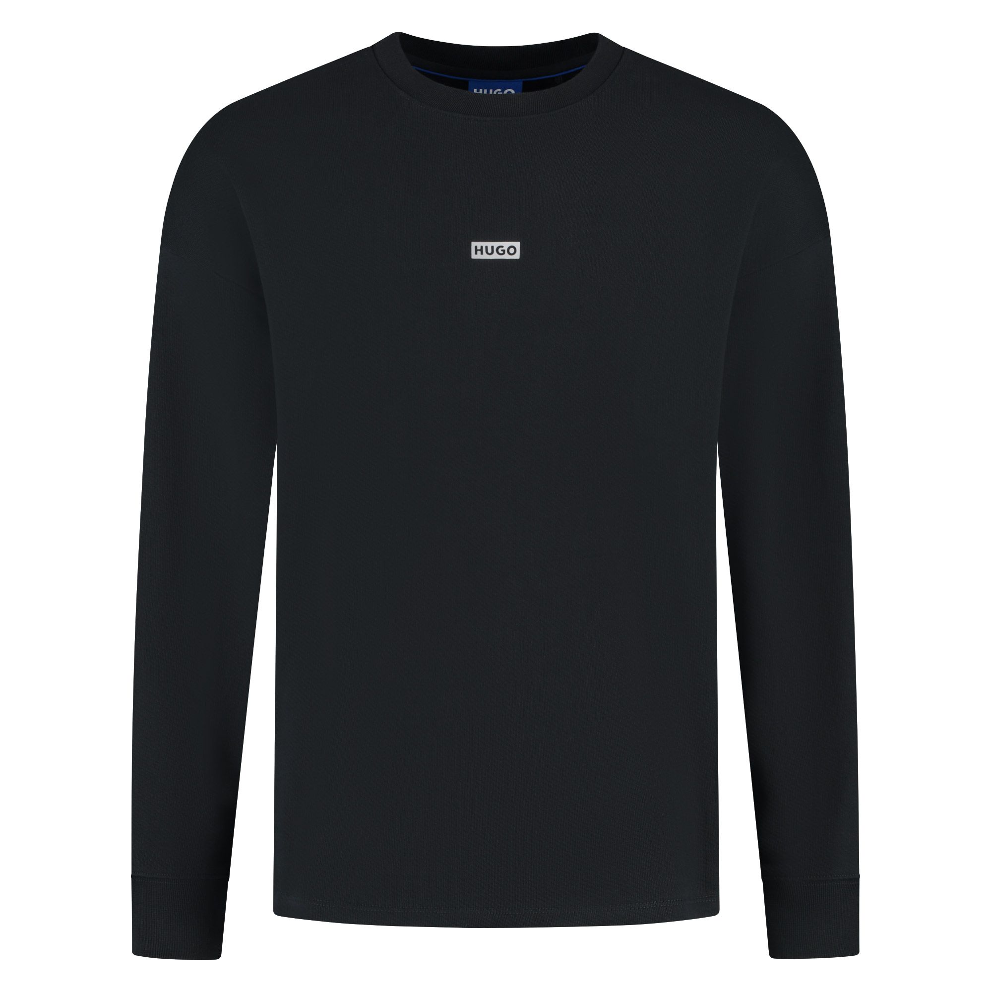 OTTO HUGO Blue Sweatshirt Naviu met rugprint
