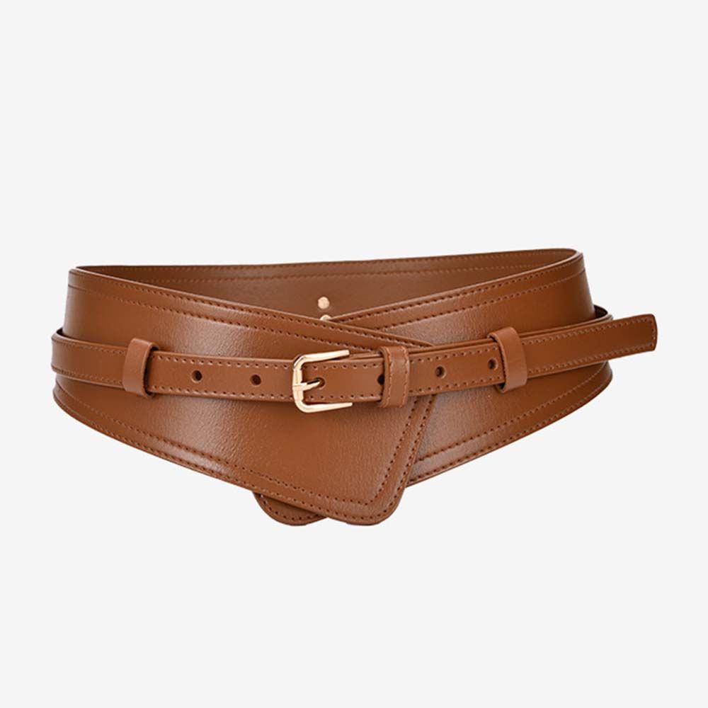 Qpewnhu Waist Waist Belt Alloy buckle Waistband Fashion Belts For Women  Coat 100cm bruin