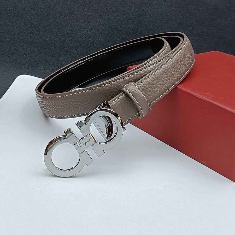Salvatore Ferragamo 2.5cm Women Belt Luxury Brand Designer Belt Suit Jeans Formal Brand Gift Box 100cm