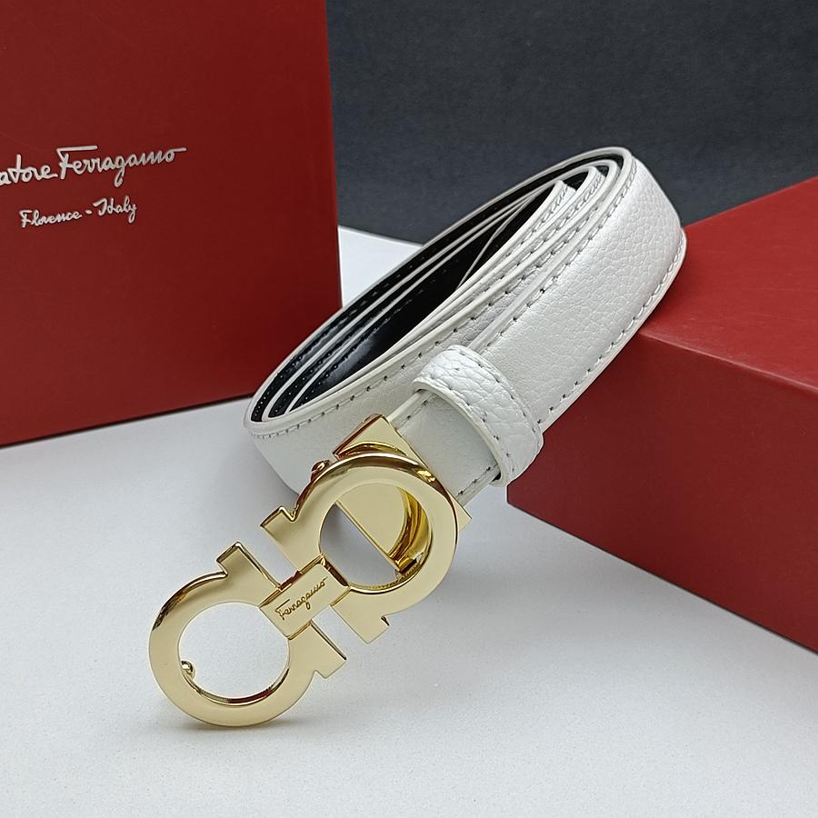 Salvatore Ferragamo 2.5cm Women Belt Luxury Brand Designer Belt Suit Jeans Formal Brand Gift Box 95cm