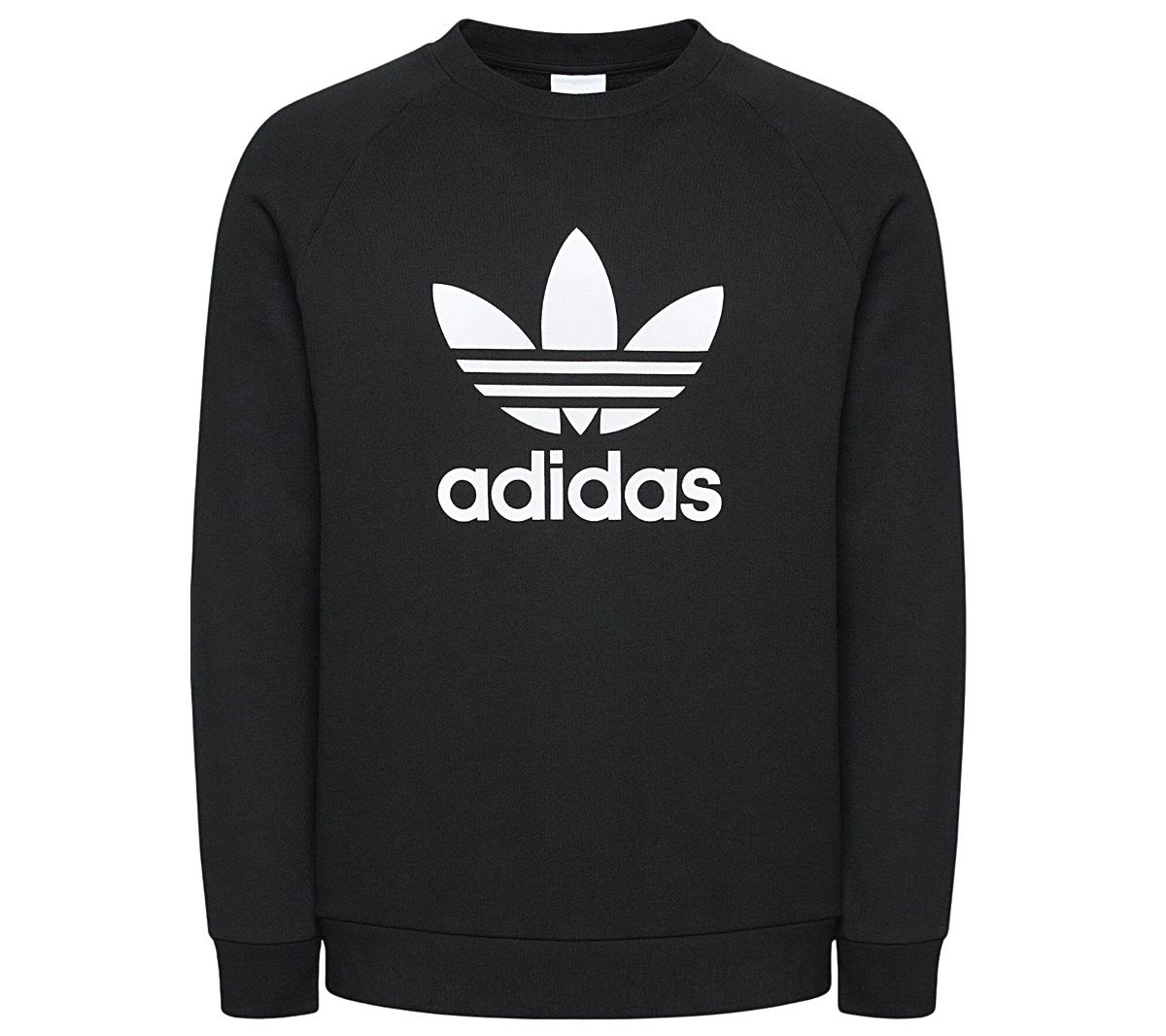 Adidas adicolor Classics Trefoil Crew - Heren Pullover Sweatshirt Zwart H06651 ORIGINEEL S