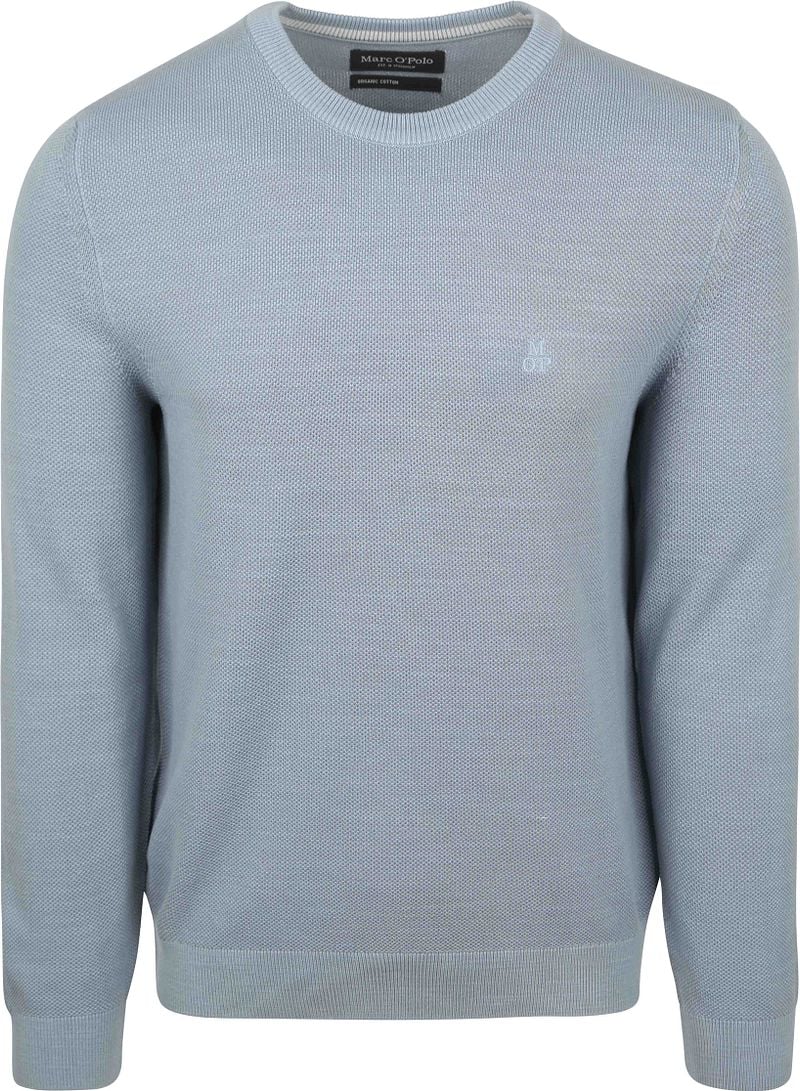 Marc O'Polo Pullover Heavy Piqué Lichtblauw